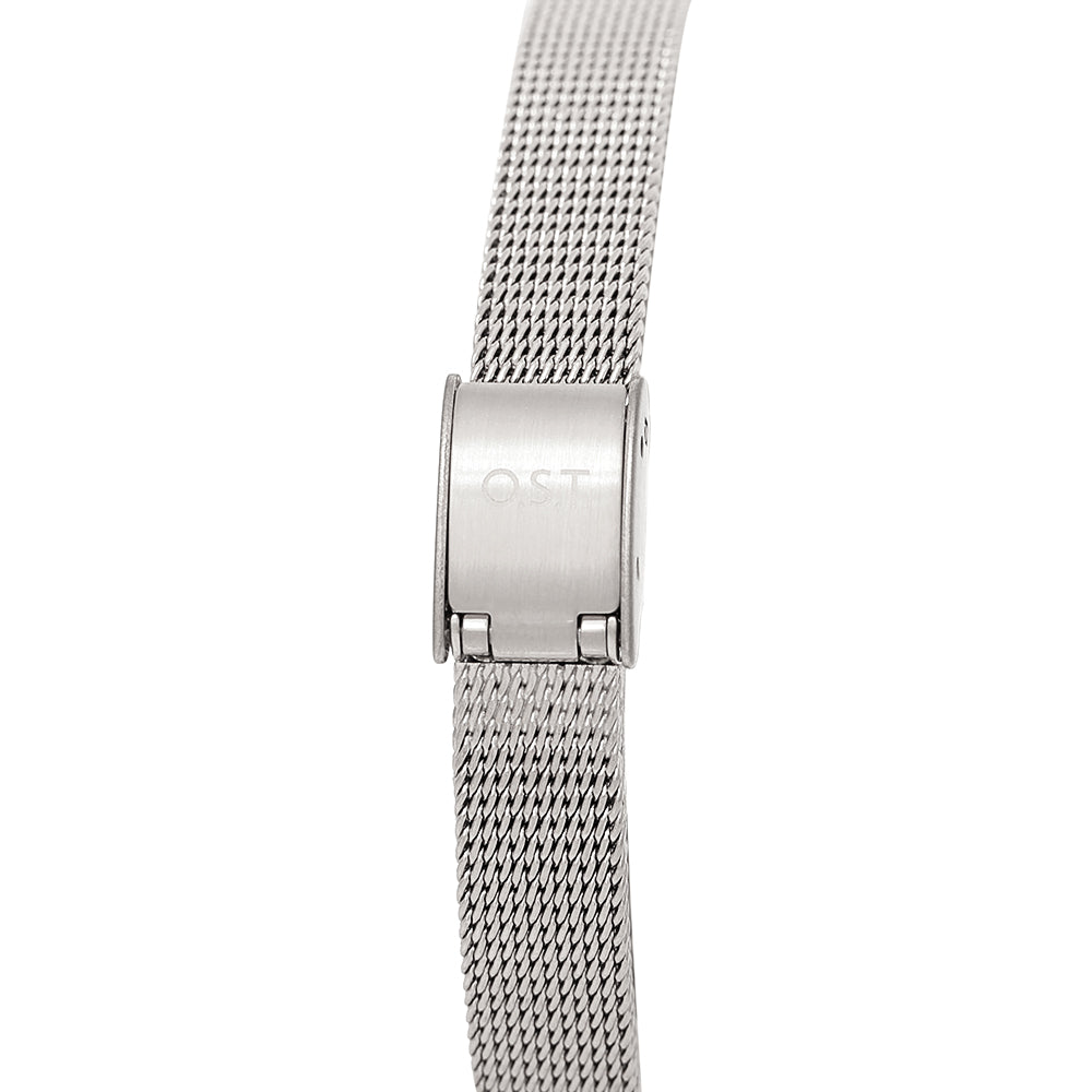 OST - Modern Slim Square Women's Mesh Watch