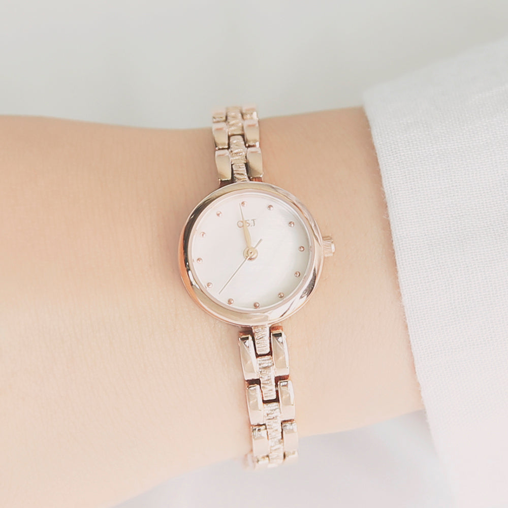 OST - Slimline Rose Gold Women's Metal Watch