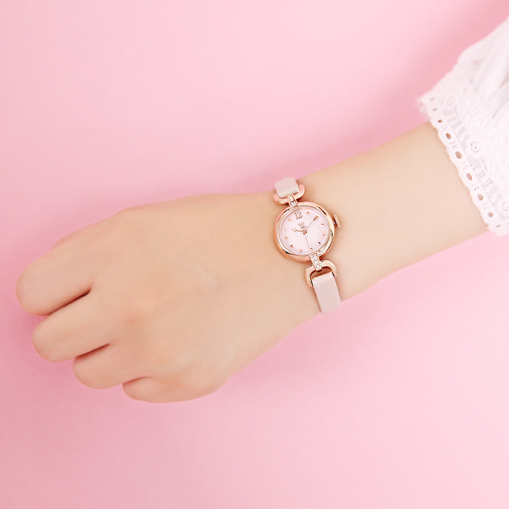 OST - Romantic Lovely Ivory Leather Watch