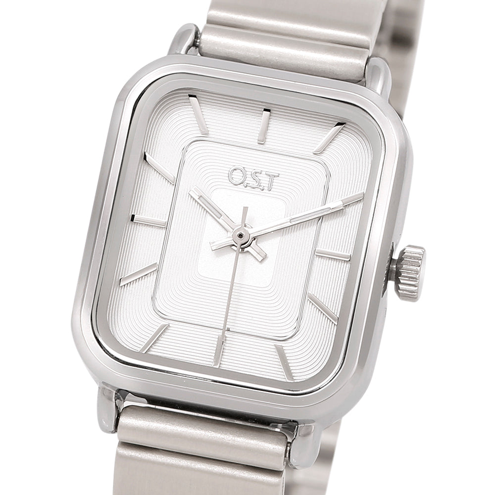 OST - Simple Square Women's Metal Watch