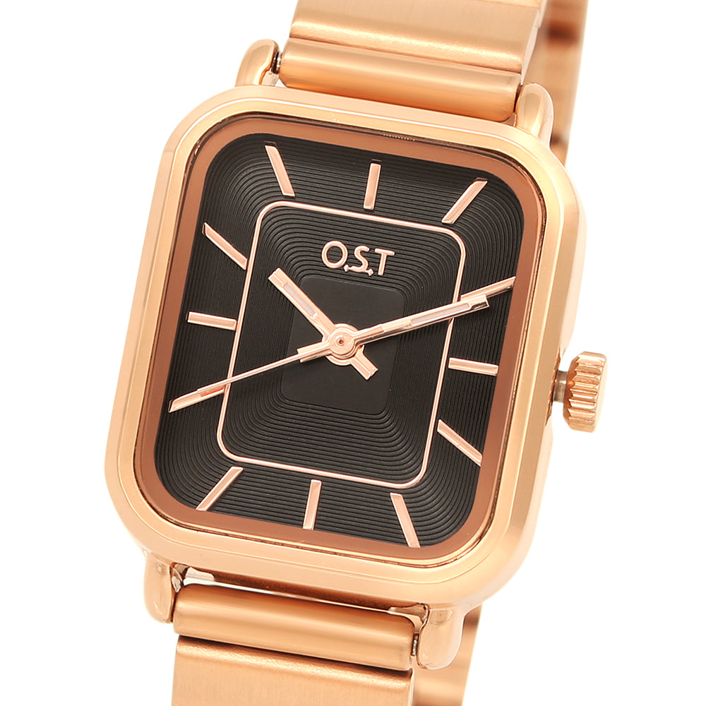 OST - Simple Square Women's Metal Watch