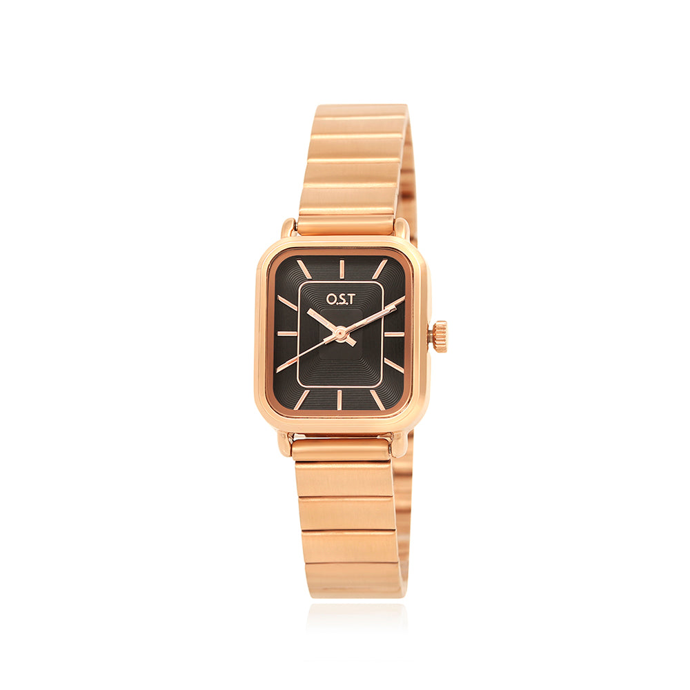 OST - Simple Square Women's Metal Watch