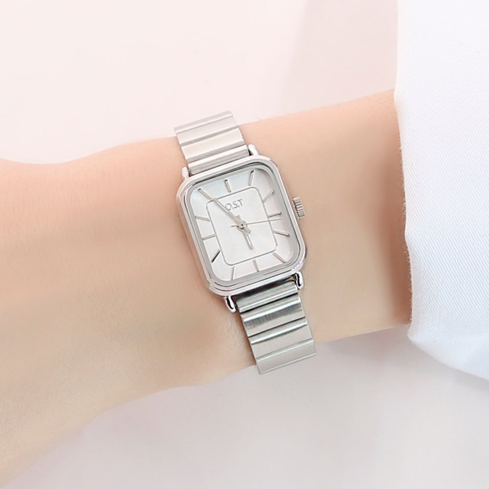 OST - Simple Square Women's Metal Watch