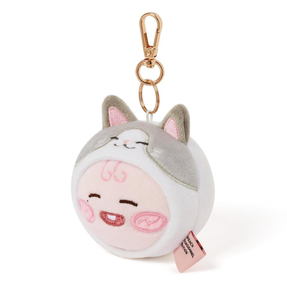 Apeach x KangDaniel - Apeach Face Plush Keychain