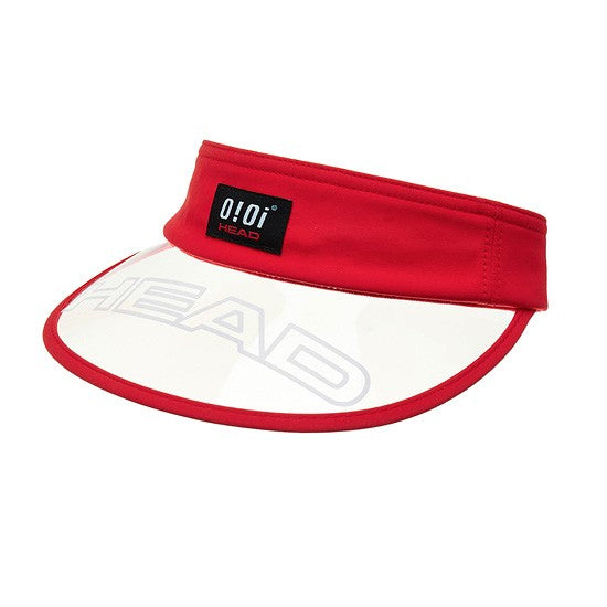 HEAD x 5252 by O!Oi - Logo Clear Sun Cap - Red