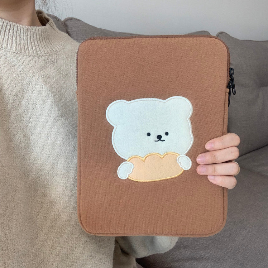 Bamtoree Bear - Bread Laptop Pouch