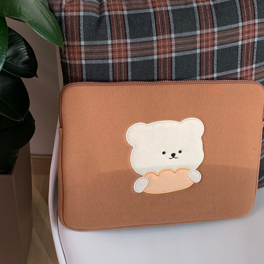 Bamtoree Bear - Bread Laptop Pouch