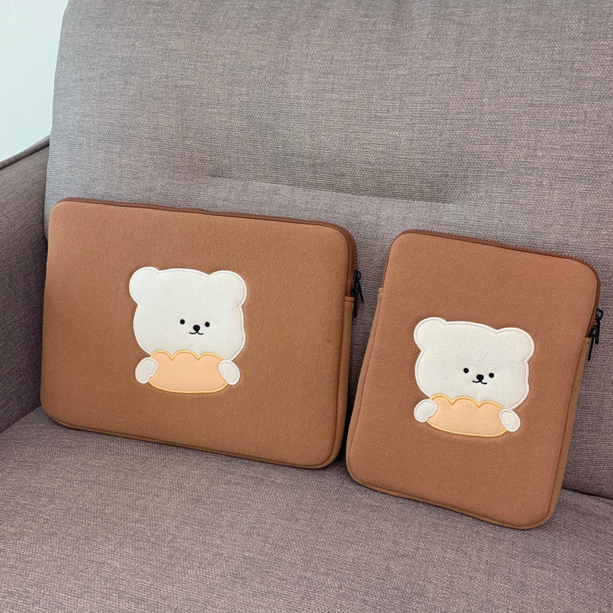 Bamtoree Bear - Bread Laptop Pouch