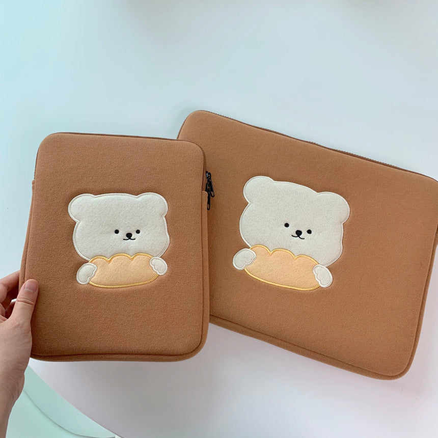 Bamtoree Bear - Bread Laptop Pouch