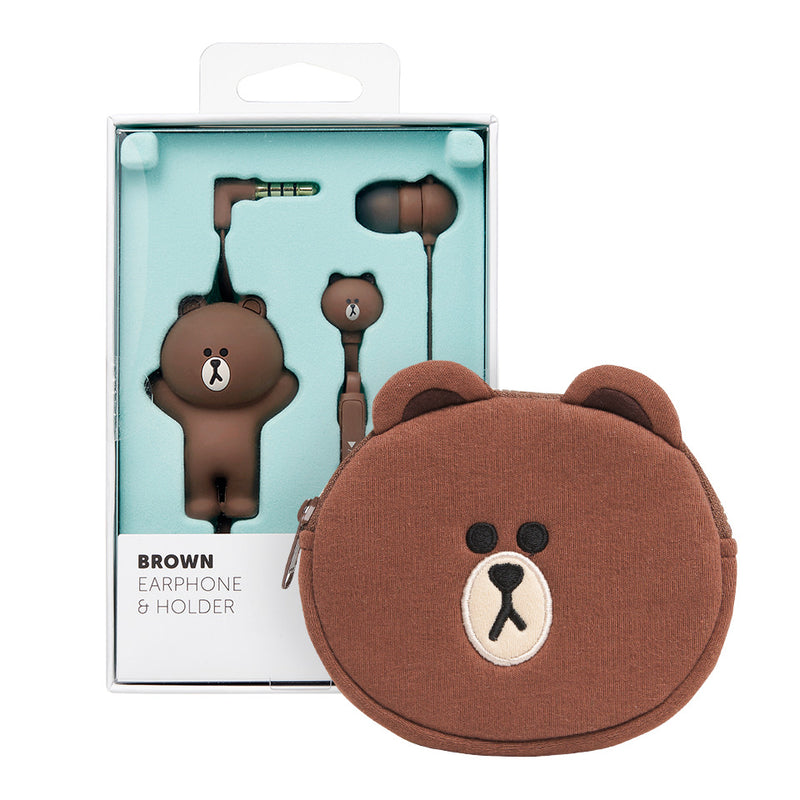 Line Friends - Brown Pouch Set – Harumio