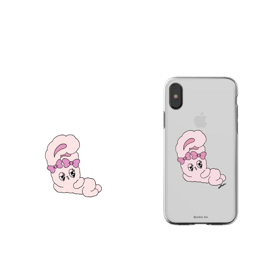 Esther Bunny - Clear Soft Phone Case