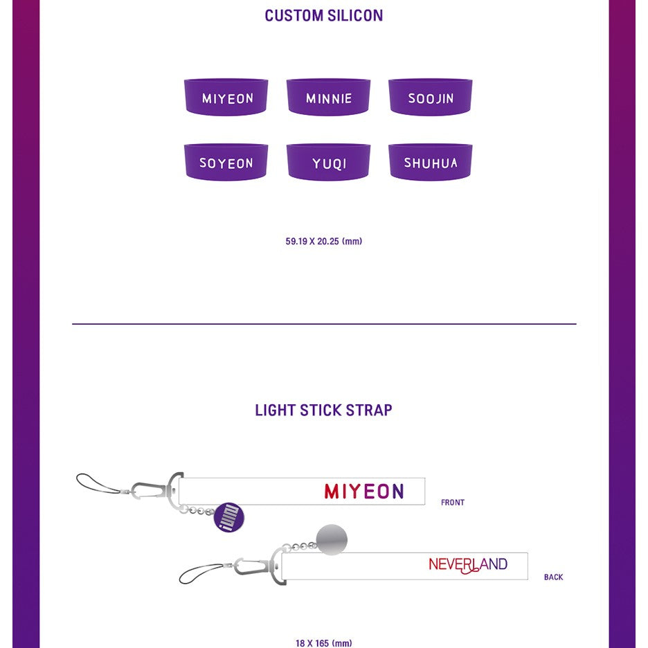 (G)I-DLE - Official Merch - Light Stick - (G)I-DLE - Light Stick - Harumio