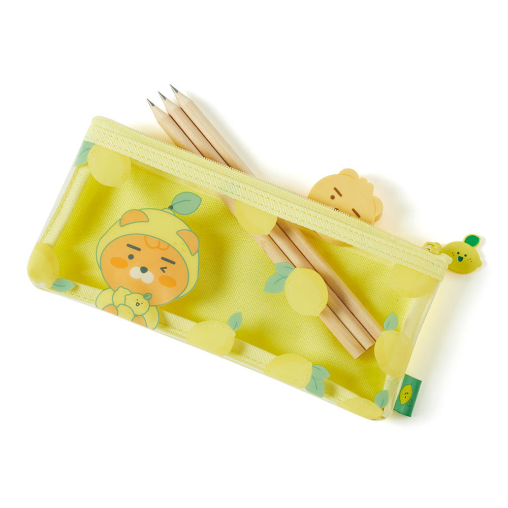 Kakao Friends - Lemon Terrace Clear Pencil Case