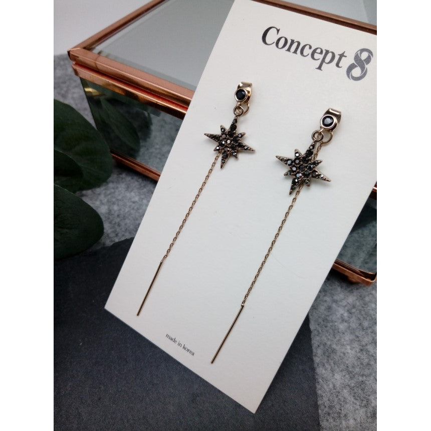 Concept 8 - Bronze Polaris Two-Way Silver Earring