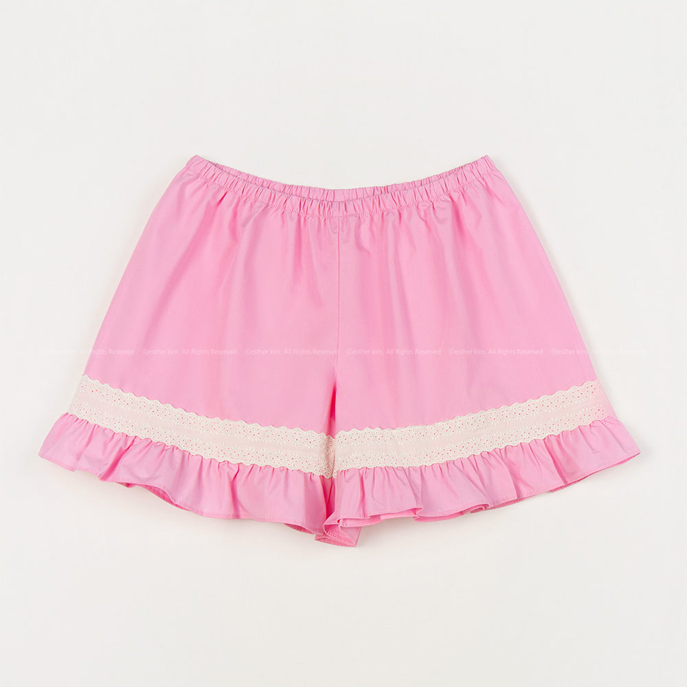 Esther Bunny x Ullala - Pink Short Sleeve Pajamas Set