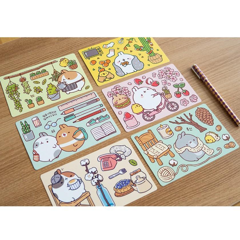 Molang - Postcard Set - 12