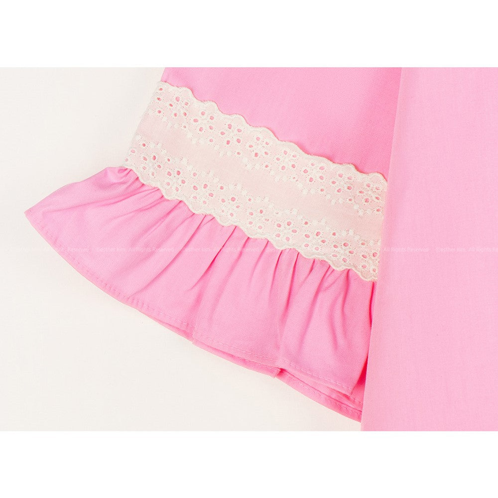 Esther Bunny x Ullala - Pink Short Sleeve Pajamas Set