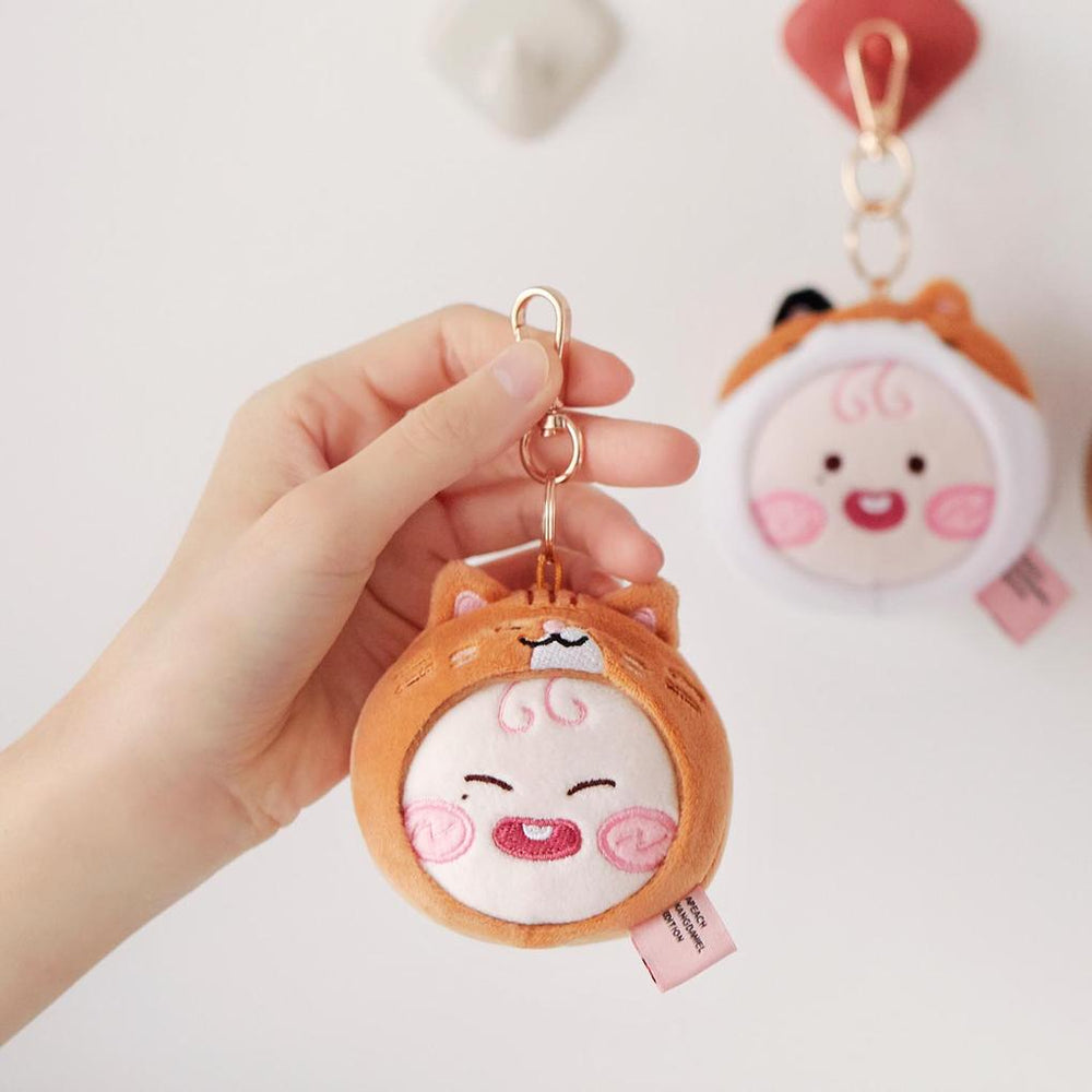 Apeach x KangDaniel - Apeach Face Plush Keychain