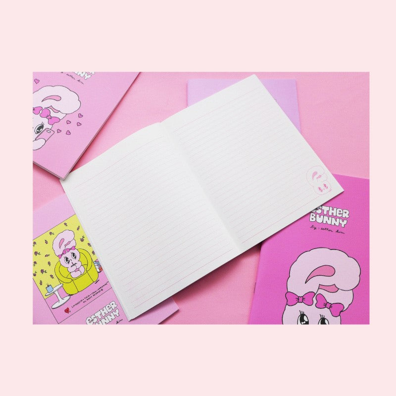 Esther Bunny - Mini Saddle Notebook