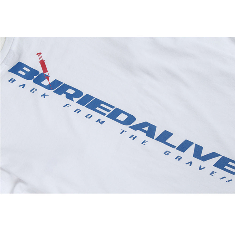 Buried Alive - New Logo White Long Sleeve Shirt