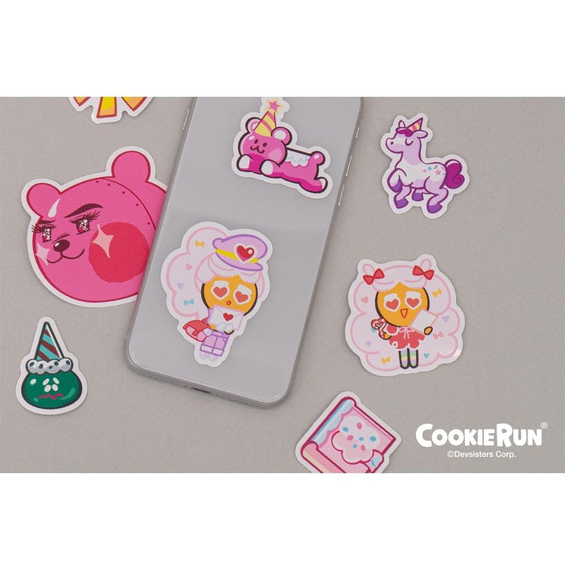 Cookie Run x Hi, Bye Mama - Cotton Candy Cookie Deco Set