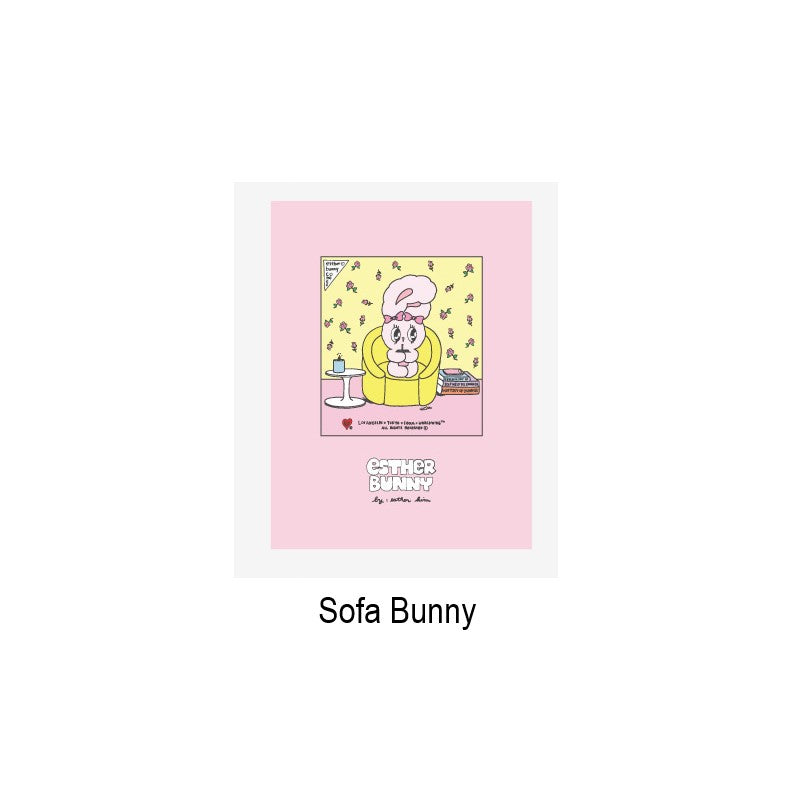 Esther Bunny - Mini Saddle Notebook