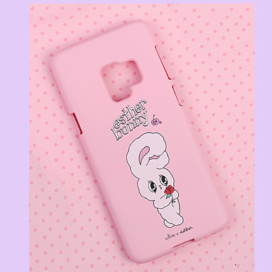 Clue X Esther Bunny - Strawberry Milk Phone Case for Galaxy S9