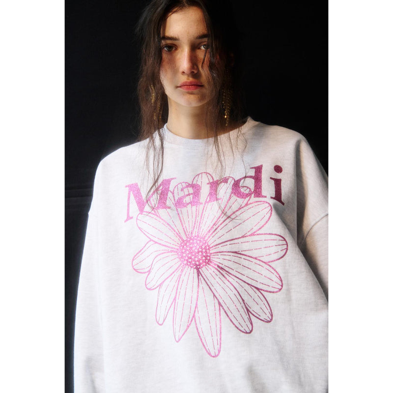 Mardi Mercredi - Sweatshirt Flowermardi Glitter – Harumio