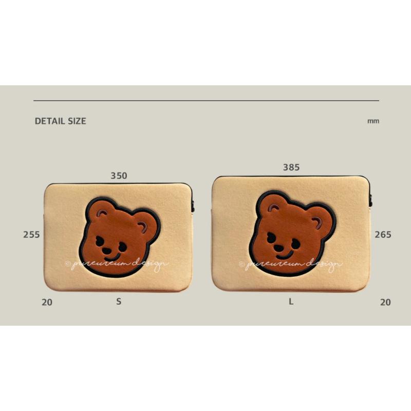 Pureureumdesign x 10x10 - Cupid Bear Laptop Pouch