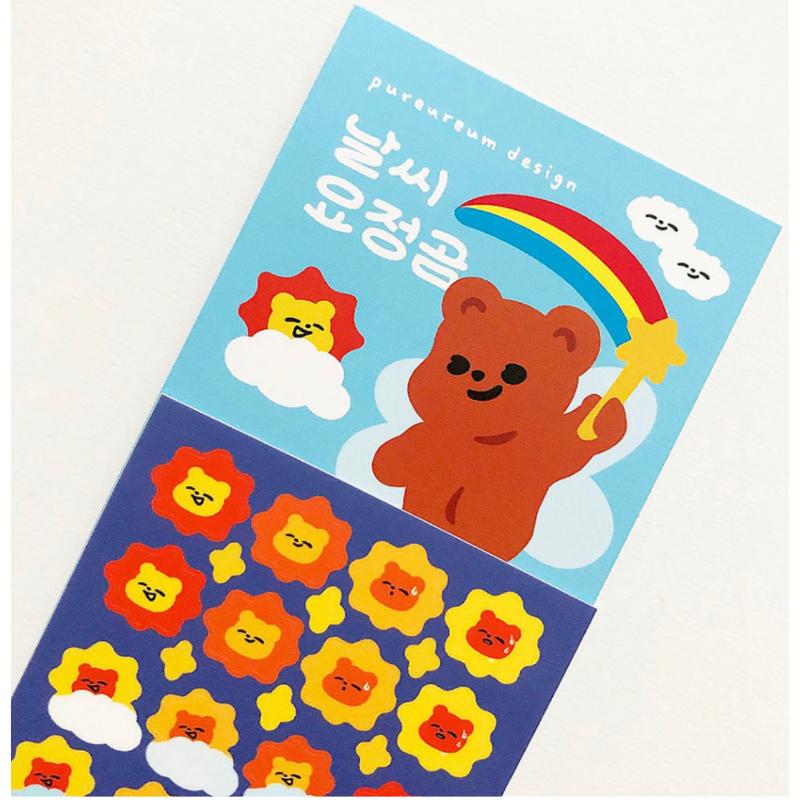 Pureureumdesign x 10x10 - Weather Fairy Bear Sticker