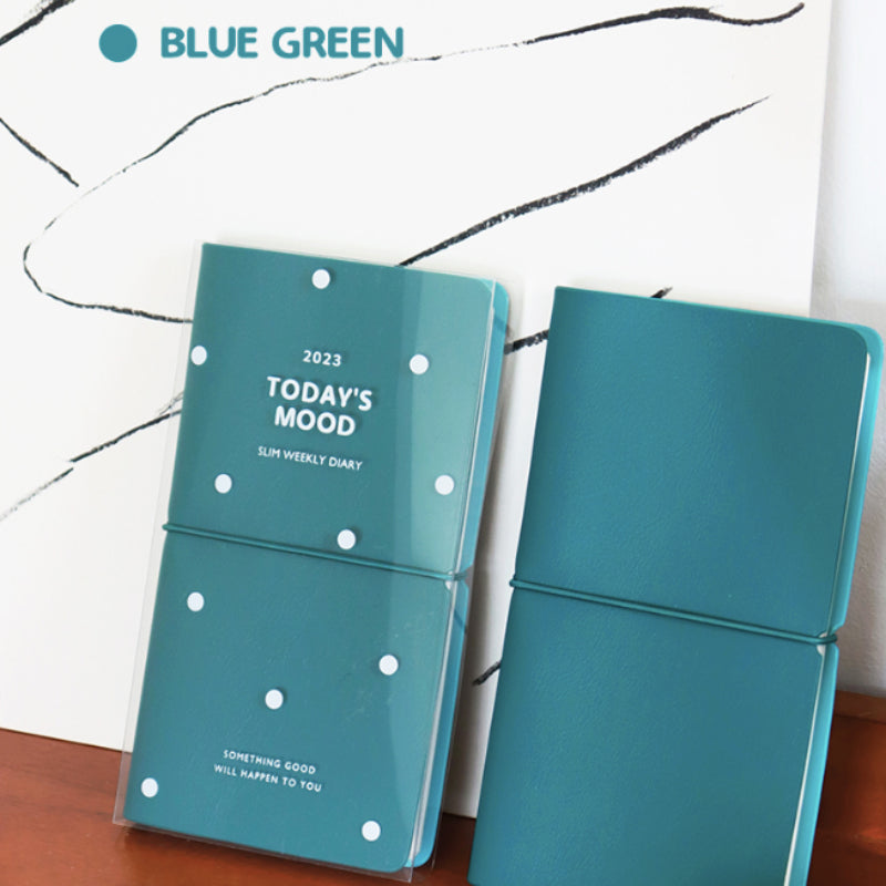 INDIGO - 2023 Today's Mood Slim Weekly Diary