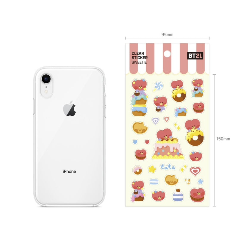 Monopoly x BT21 - Clear Sticker - Sweetie