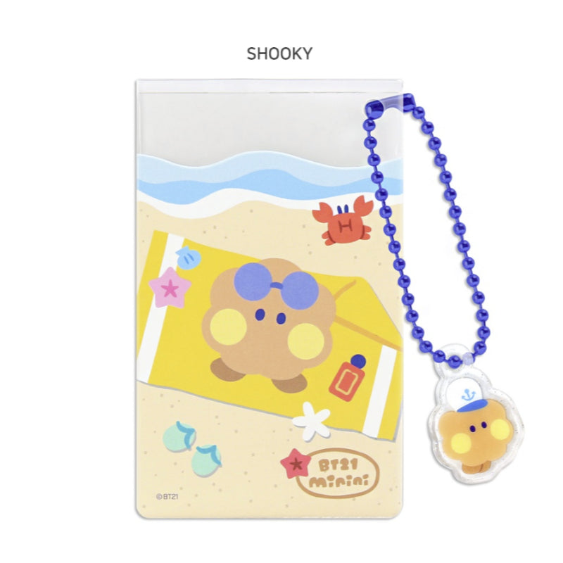 Monopoly x BT21 - Clear Card Pocket - Summer Sky