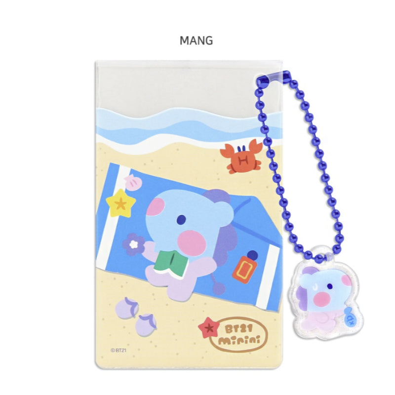 Monopoly x BT21 - Clear Card Pocket - Summer Sky