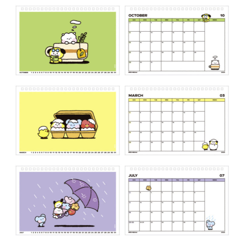 BT21 - Minini 2023 Calendar