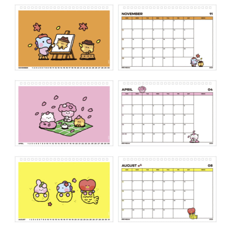 BT21 - Minini 2023 Calendar