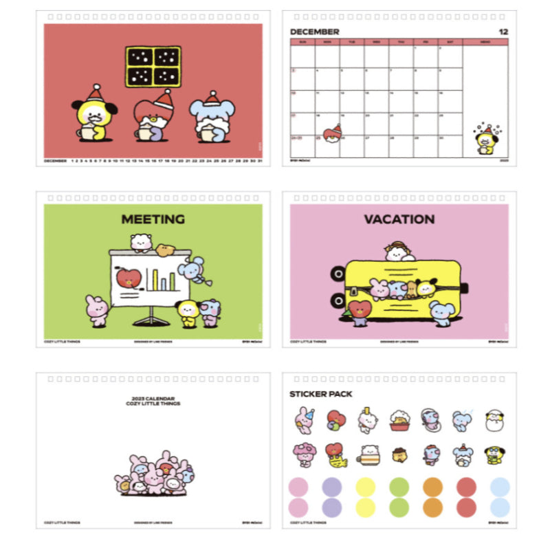 BT21 - Minini 2023 Calendar