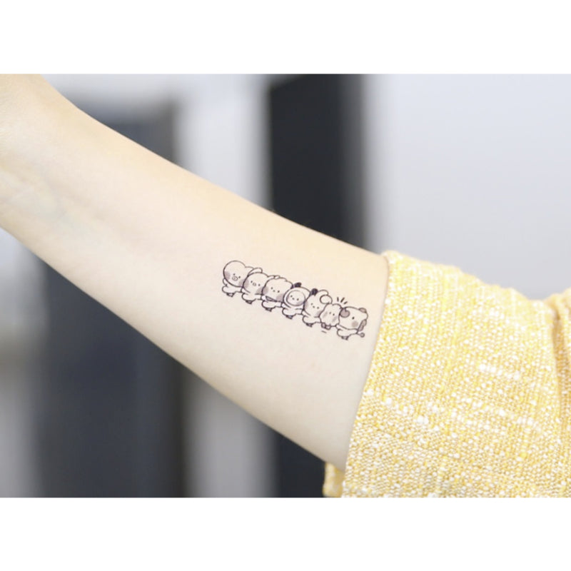 Monopoly x BT21 - Minini Tattoo Sticker