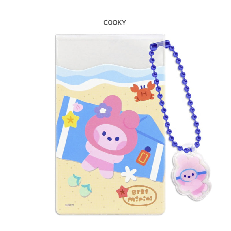 Monopoly x BT21 - Clear Card Pocket - Summer Sky