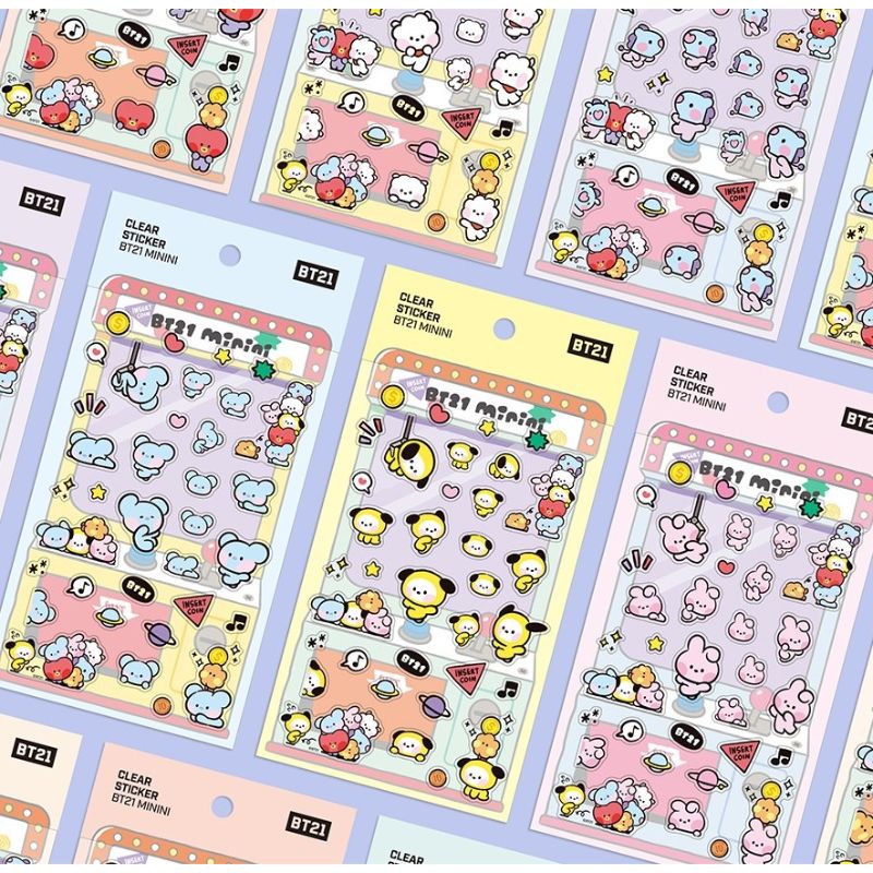 Monopoly x BT21 - Minini Clear Sticker