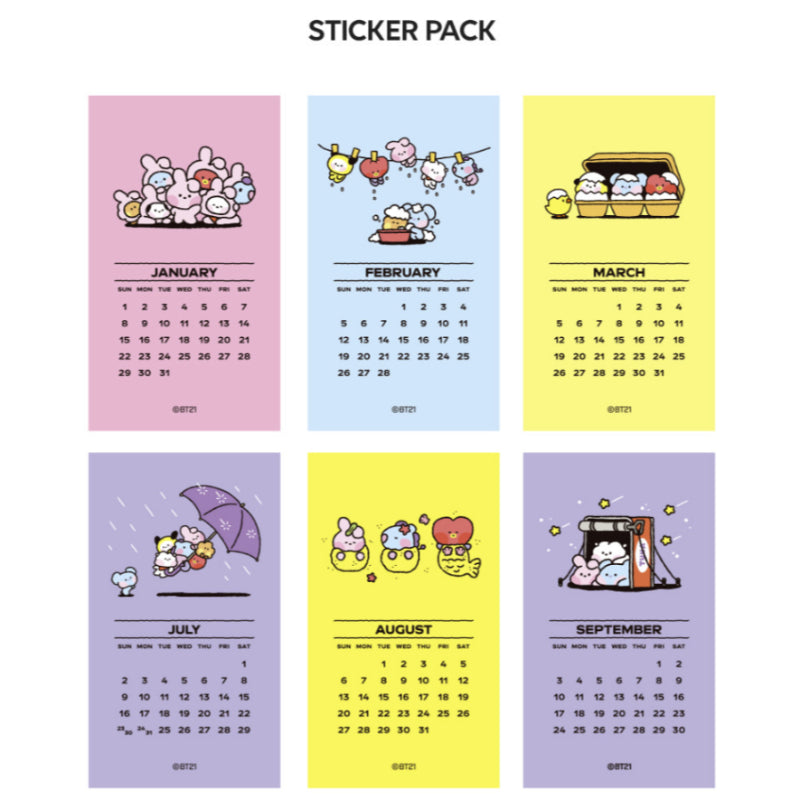 BT21 - Minini 2023 Calendar