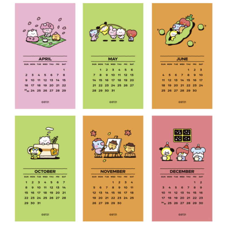 BT21 - Minini 2023 Calendar