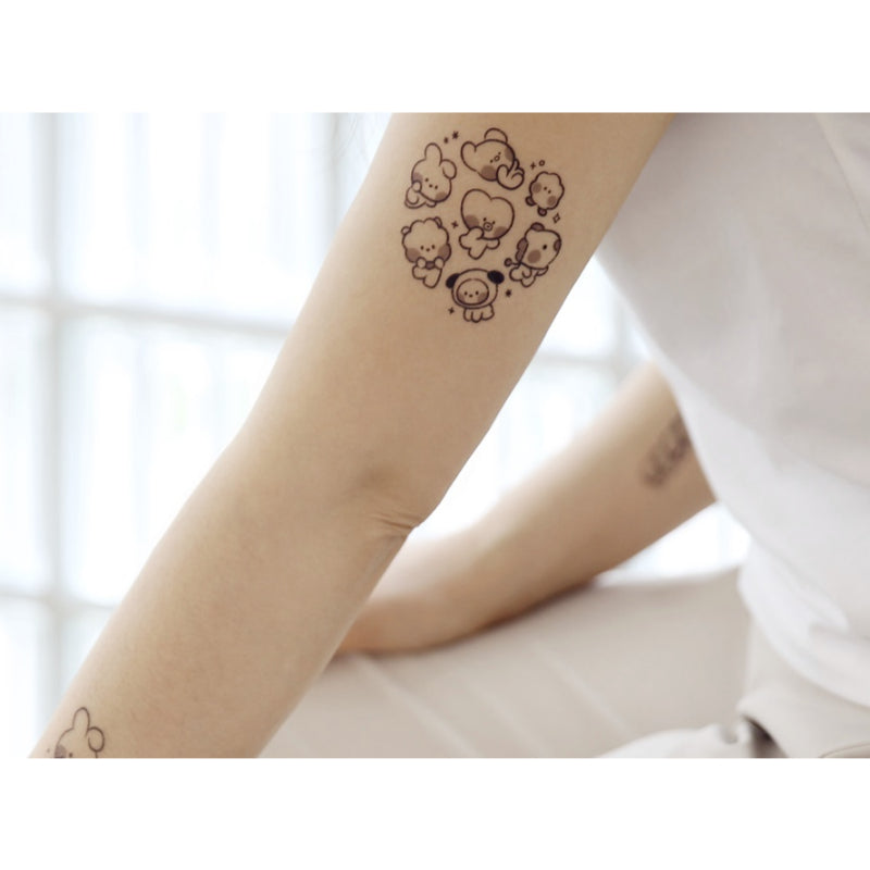 Monopoly x BT21 - Minini Tattoo Sticker