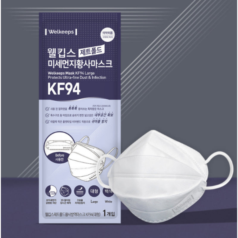 Welkeeps - Jetfold Yellow Dust Prevention Mask KF94