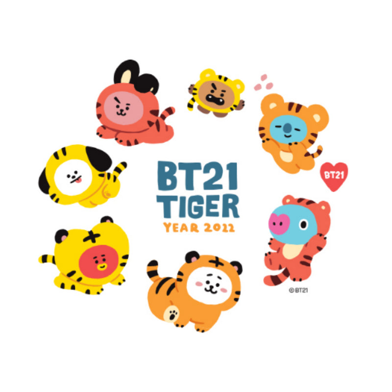 Monopoly X BT21 - Acrylic Simple Key Ring - Tiger