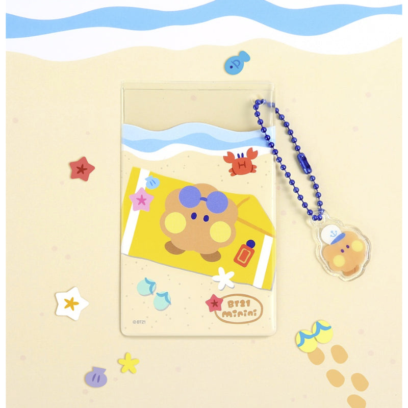 Monopoly x BT21 - Clear Card Pocket - Summer Sky