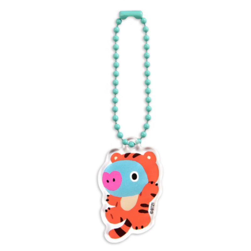 Monopoly X BT21 - Acrylic Simple Key Ring - Tiger