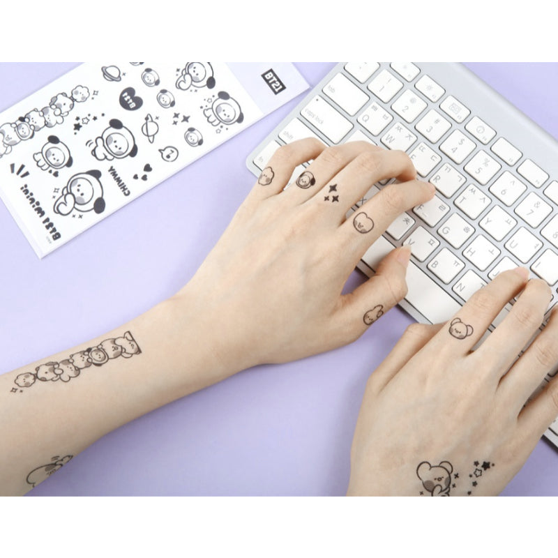 Monopoly x BT21 - Minini Tattoo Sticker