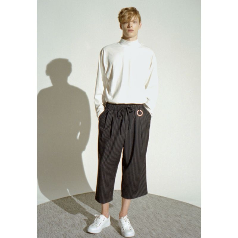 A Nothing - Stripe or Plain Wide Pants