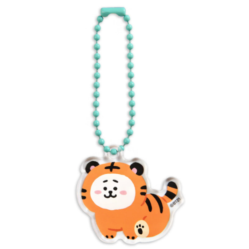 Monopoly X BT21 - Acrylic Simple Key Ring - Tiger